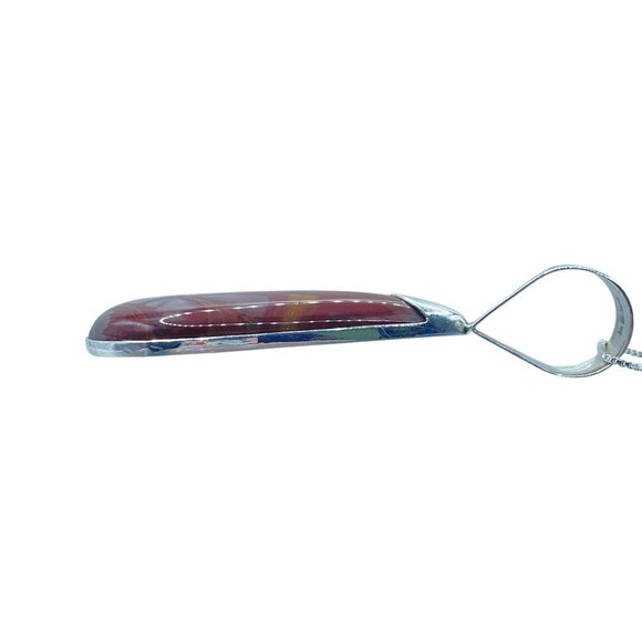 Jay King DTR Sterling Silver Noreena Jasper Pendant Necklace Statement Designer - Picture 8 of 13
